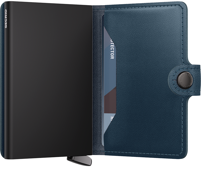 Premium Miniwallet Emboss Lines Teal + - US