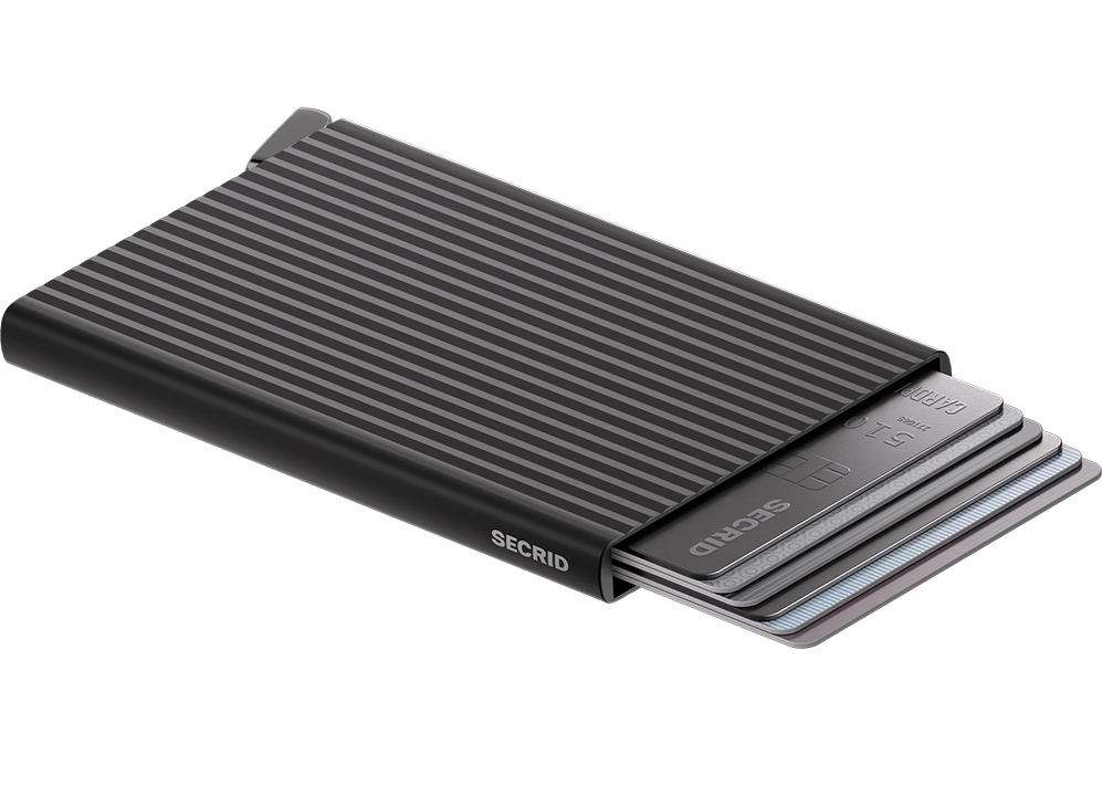 Premium Cardprotector Fluted Black +