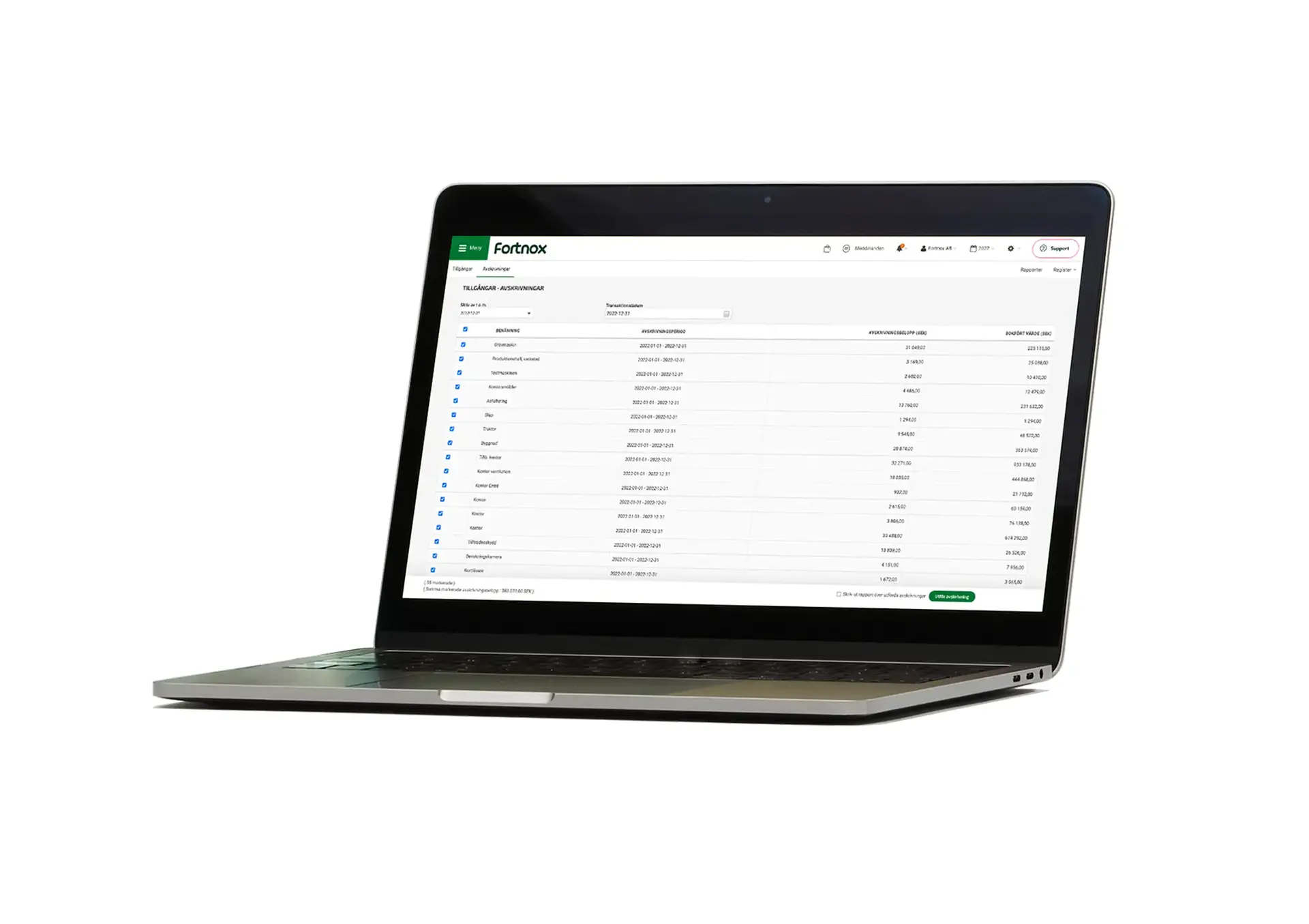 ANläggningsregister