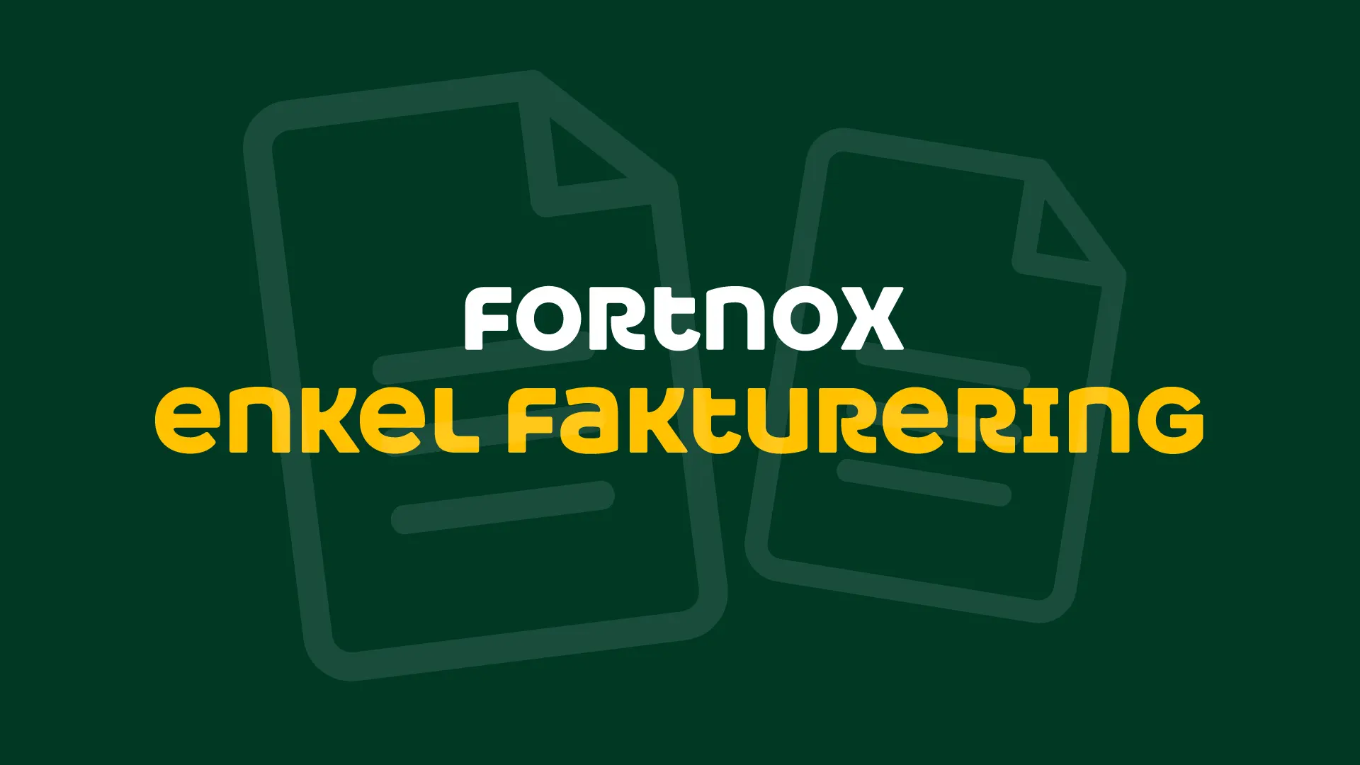 Stillbild på fakturering