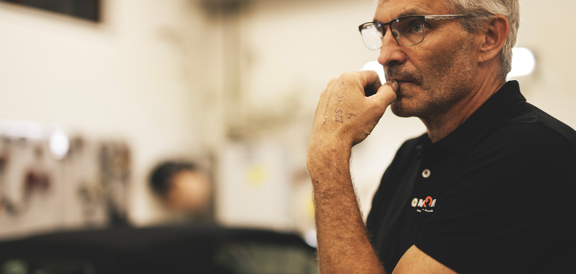 Man står och tänker