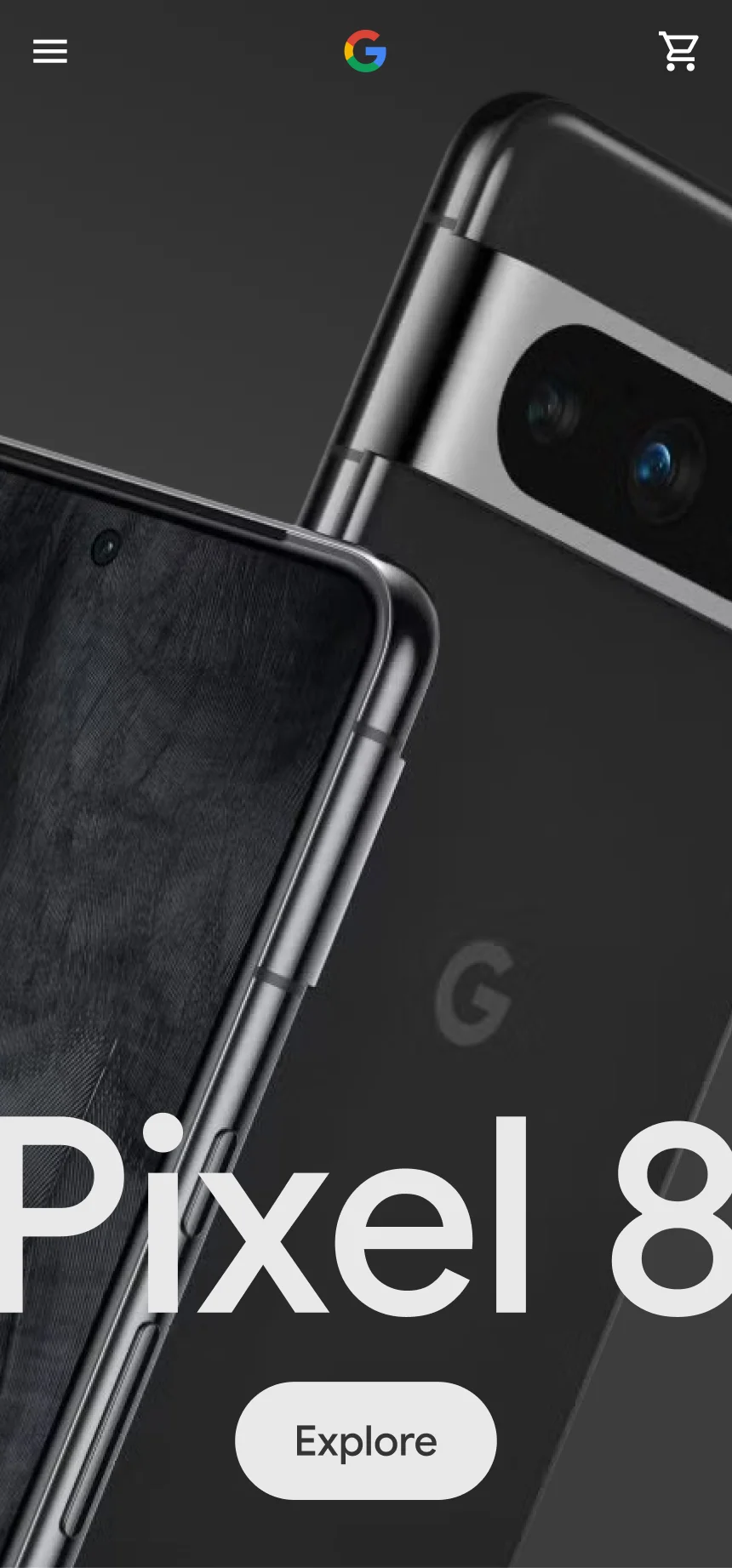 Google Store case study screen