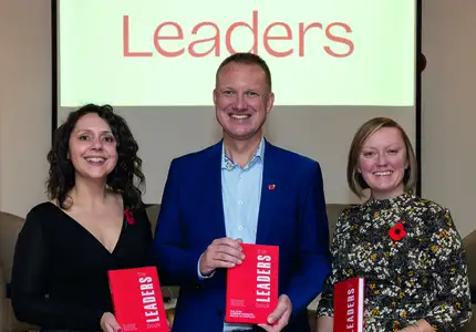 Photo of Phil Eyre, Kareena Hodgson and Nicole Le Goupillot Leaders Consultancy