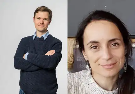 Photo of Duncan Barrett and Nuala Calvi 