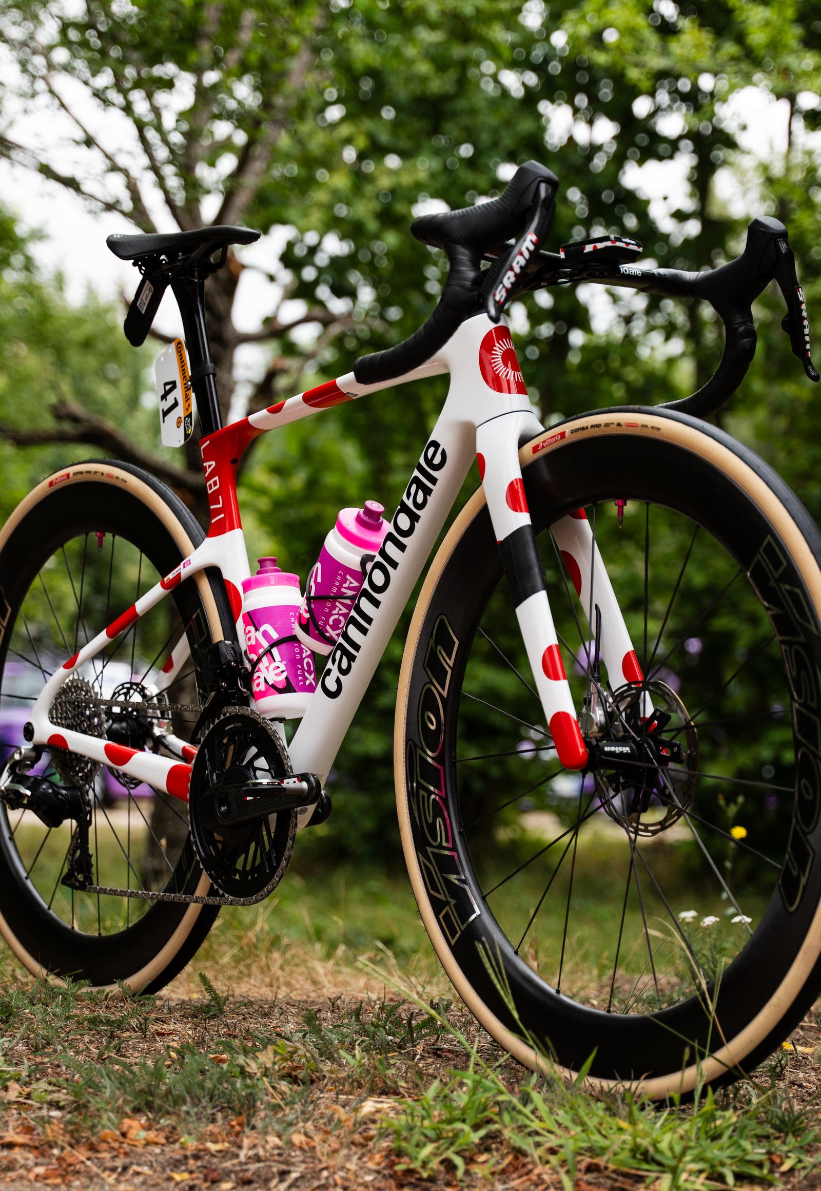Bike check: Richard Carapaz's KOM-winning Cannondale LAB71