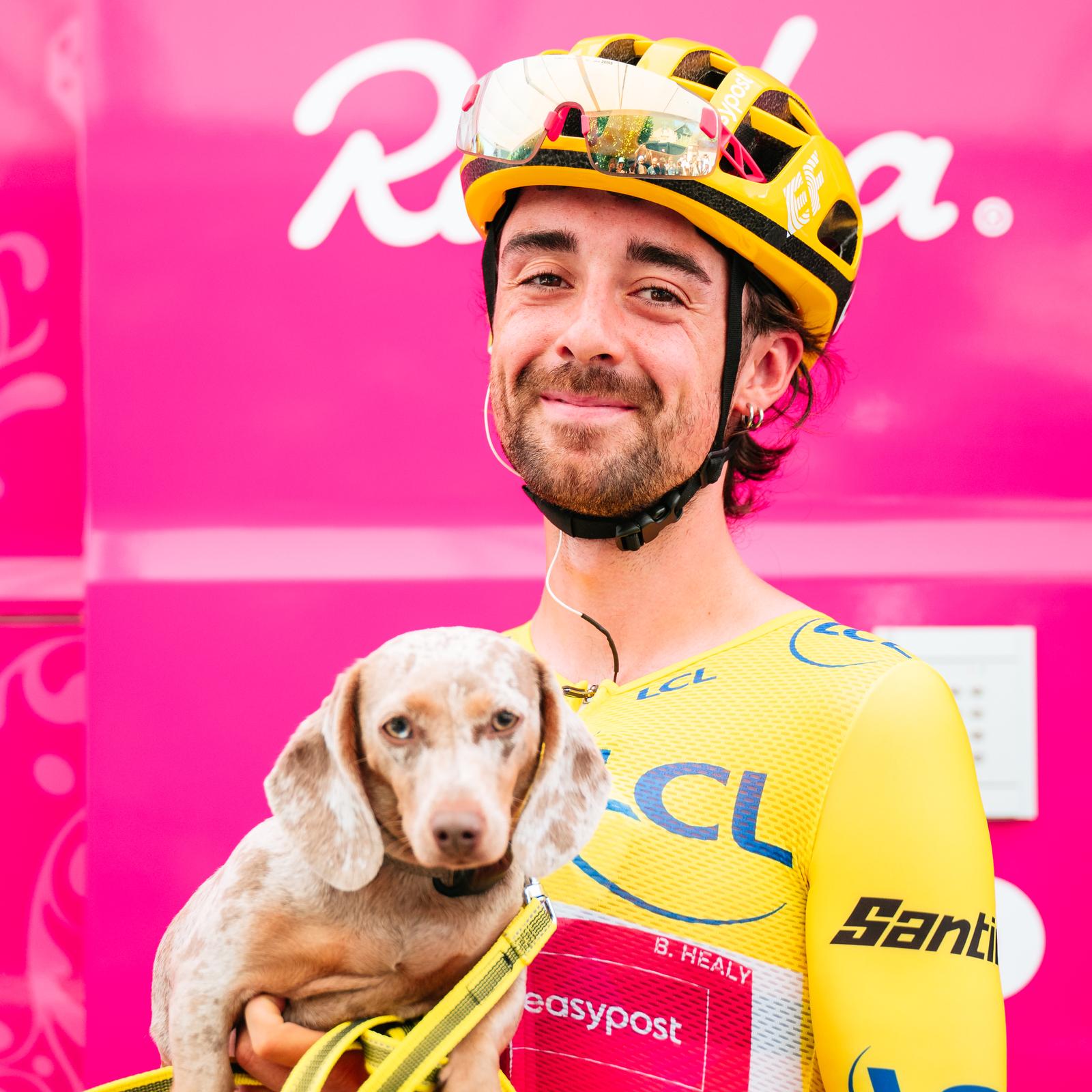 Ben Healy honors the yellow jersey on Hautacam | EF Pro Cycling