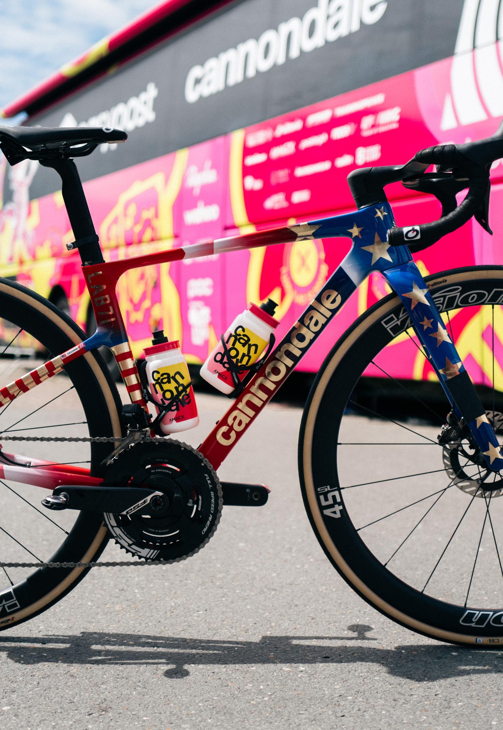 Bike check: Kristen Faulkner's gold stars-and-stripes LAB71