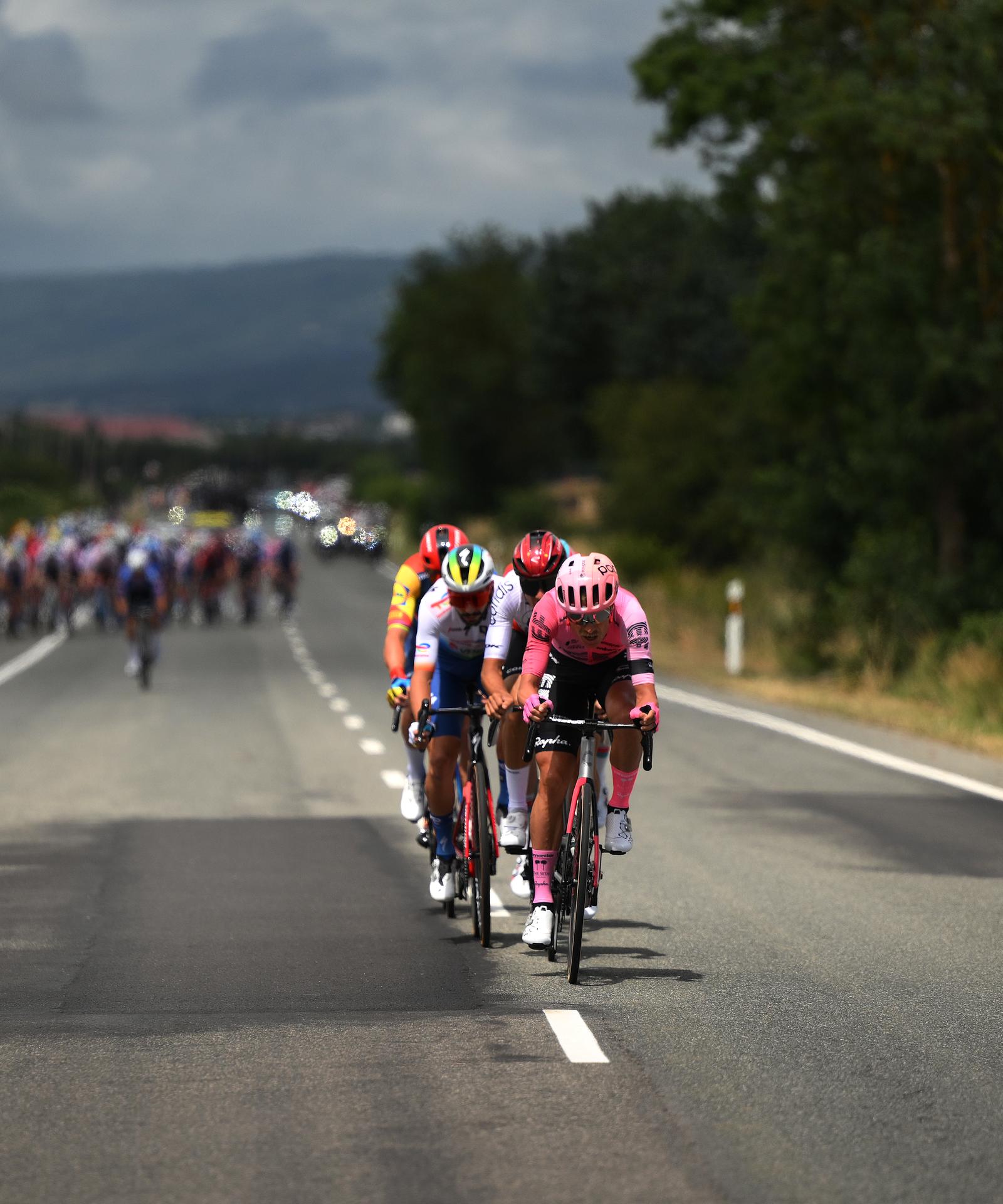 EF Education-EasyPost explains what a breakaway is and why it's an essential part of the road bike racing in the 2023 Tour de France after Neilson Powless earned the KOM jersey thanks to his breakaway work