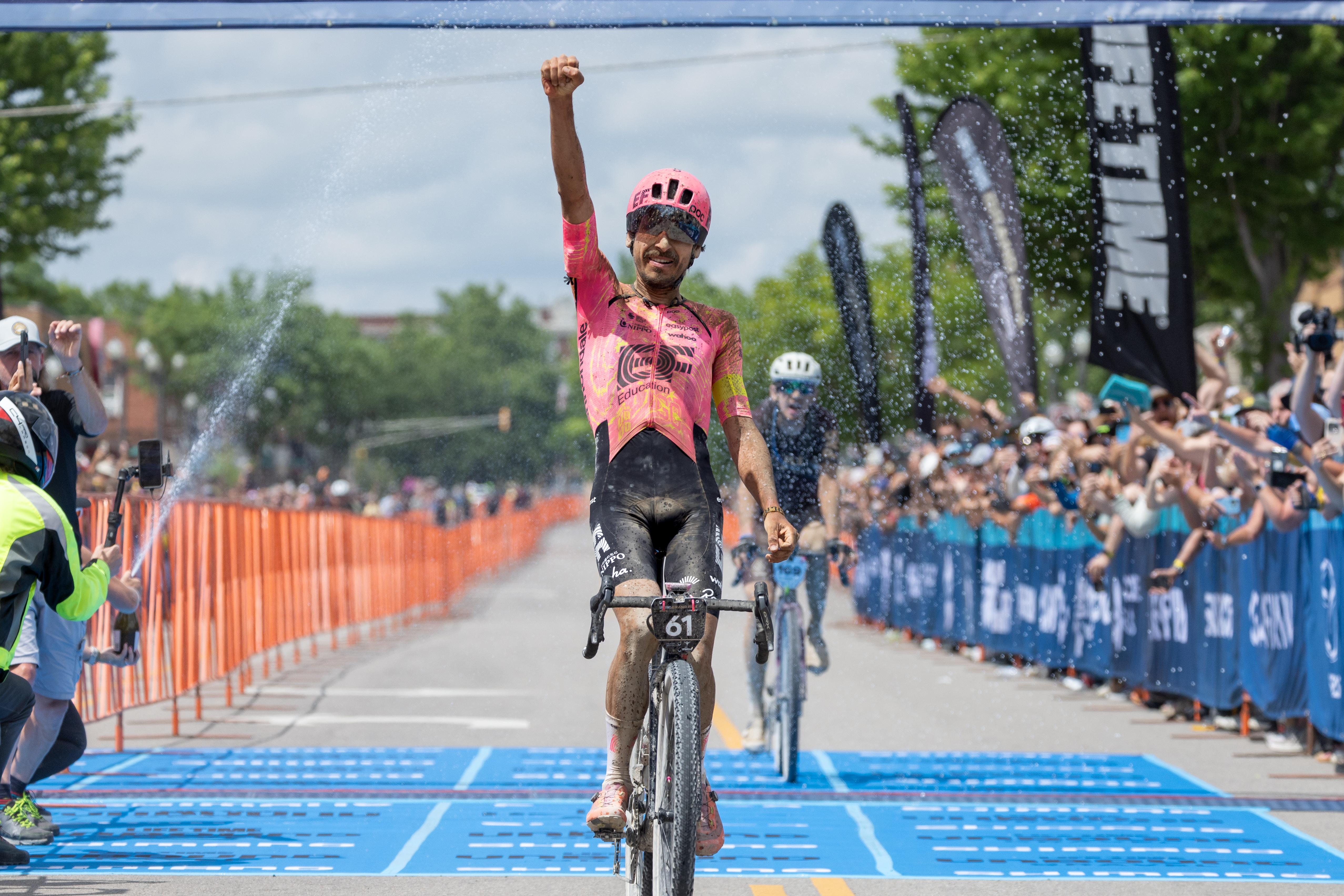 Lachlan Morton wins the 2024 Unbound Gravel | EF Pro Cycling