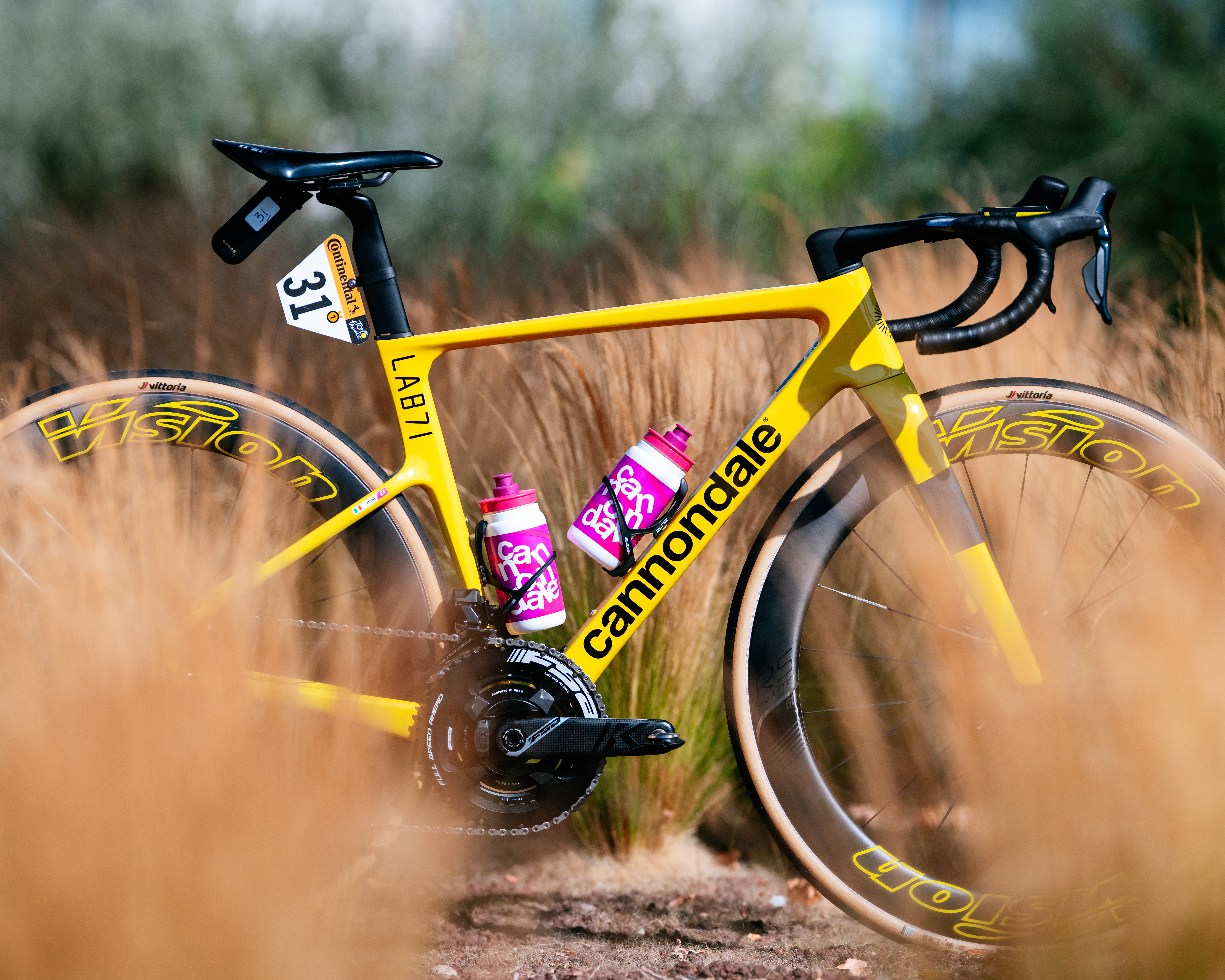 Tour de France bike check: Ben Healy's yellow Cannondale LAB71