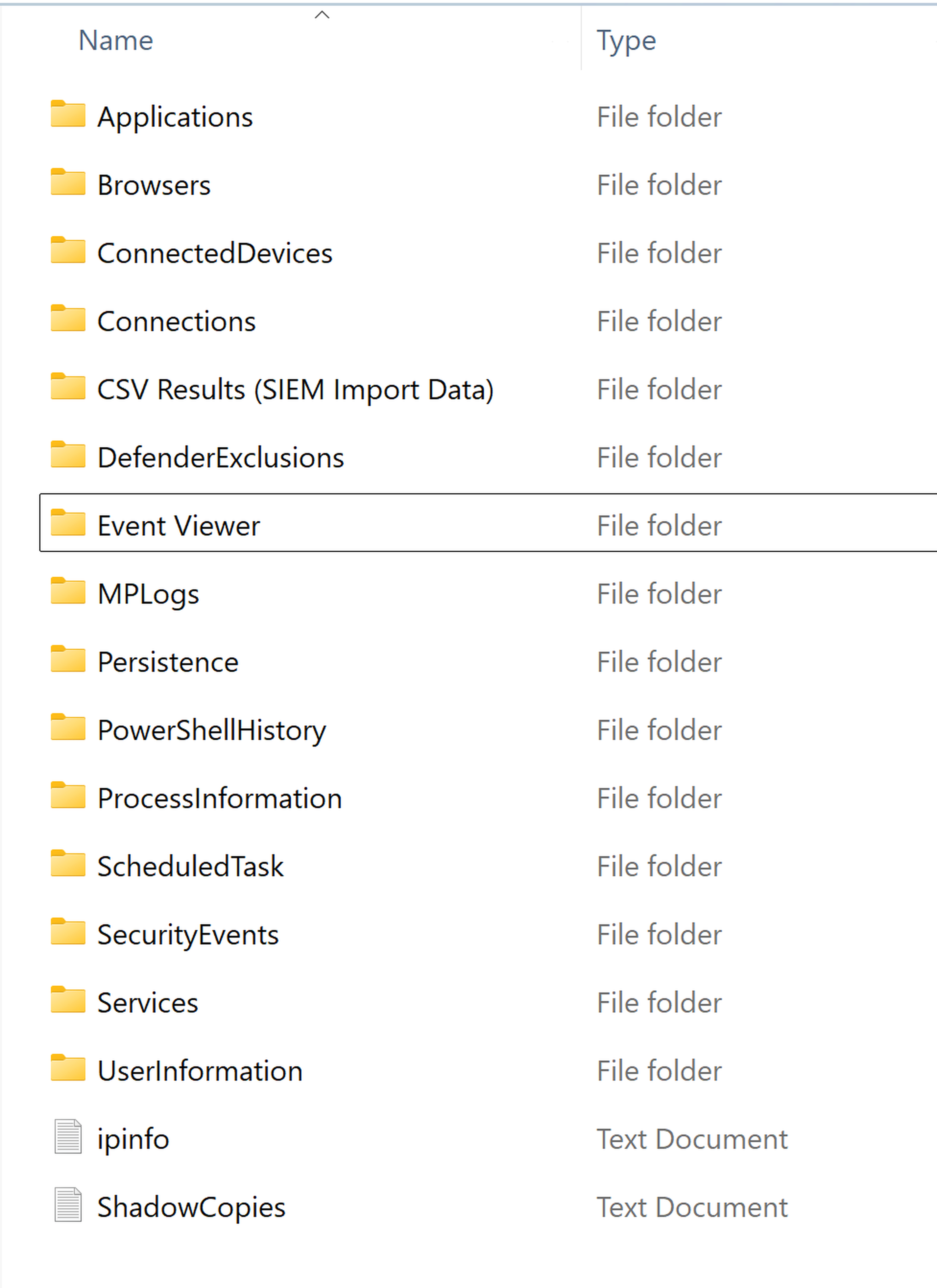 Event Viewer File Browser