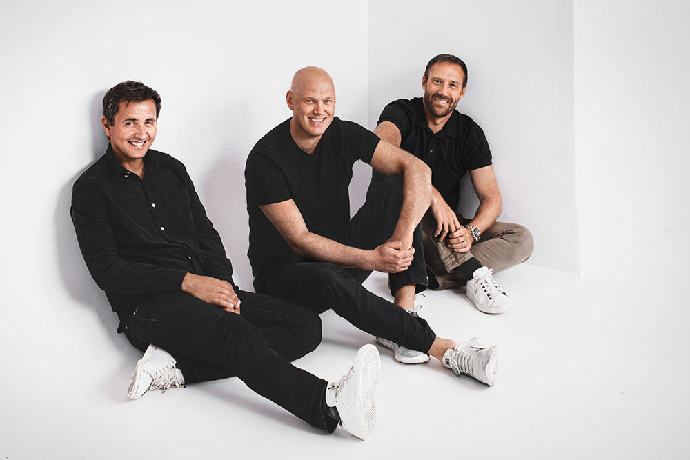 Brink Commerce founders (from left) Marcus, Kristian, and Patrik Brink Commerce founders