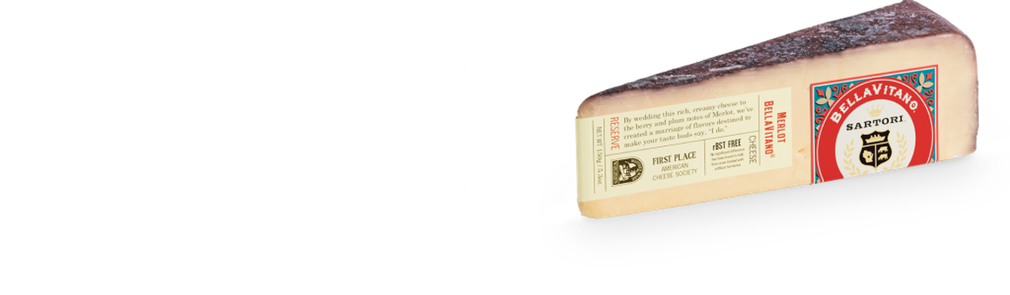 Merlot BellaVitano Wedge