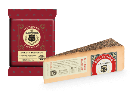 Heritage Cheddar and Black Pepper BellaVitano