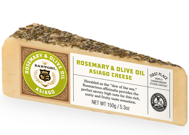 Rosemary & Olive Oil Asiago Wedge
