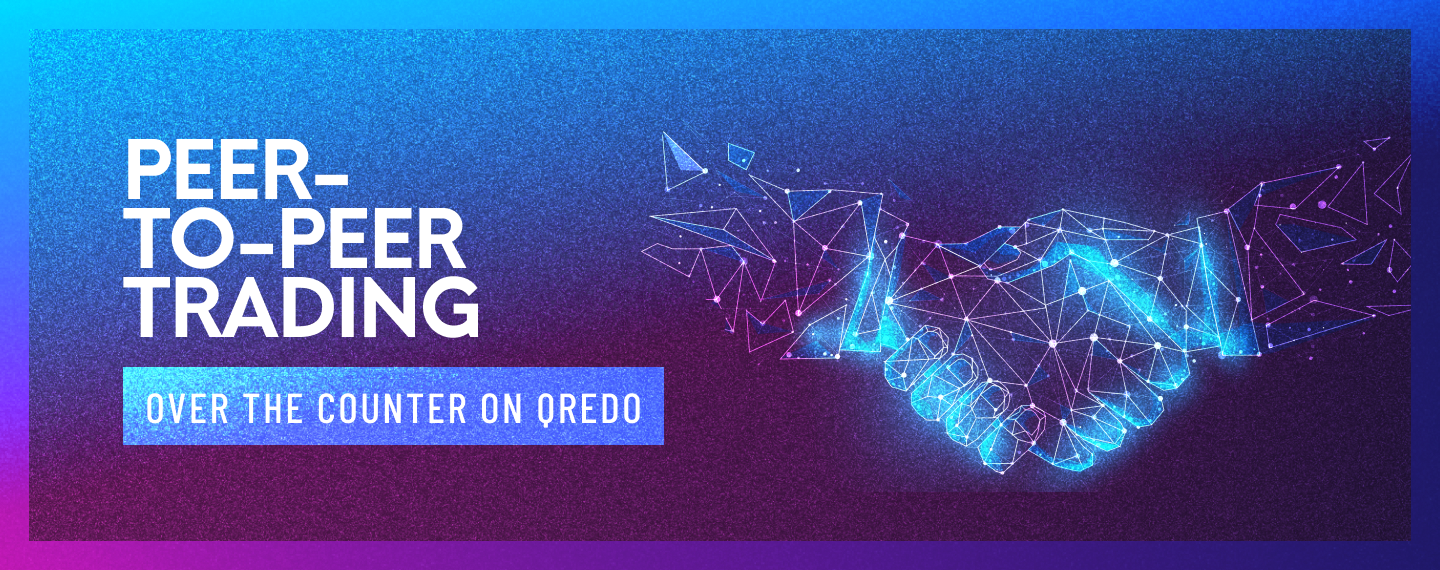 Qredo상의 P2P 거래 OTC 스왑