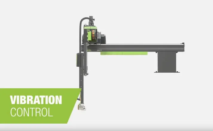 Видео показывает принцип действия программного обеспечения для обеспечения точности позиционирования робота.
