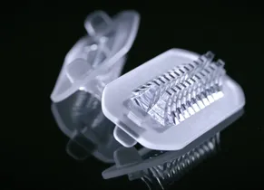 Video shows production of transparent plastic lenses