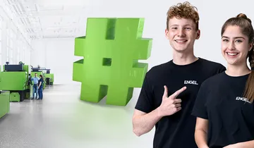 Picture shows ENGEL apprentices