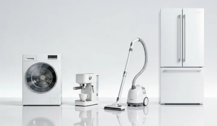 Picture shows white plastic goods