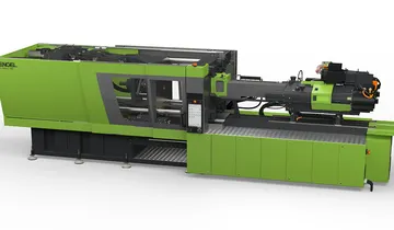 Image shows all-electric e-motion injection molding machine by ENGEL