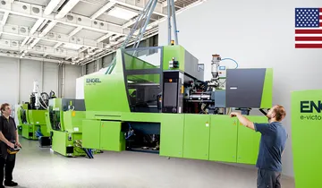 Picture shows stock machines from ENGEL