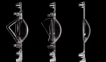 Picture shows transparent part by ENGEL