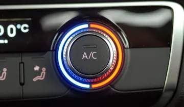 Picture shows plastic parts for air conditioning in automobiles