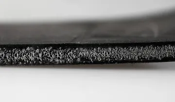 Picture shows application of chemical foaming