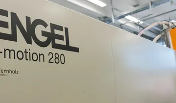 Picture shows injection moulding machine e-motion from ENGEL