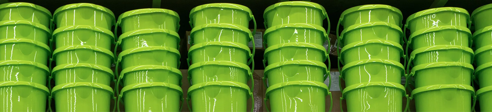 Bild zeigt Kunststoffeimer rund