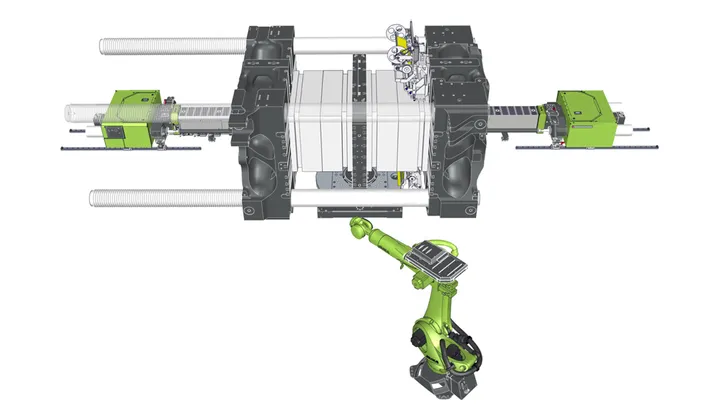 Bild zeigt Wendeplattentechnik von ENGEL