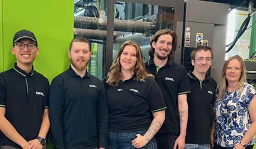 Picture shows ENGEL apprentices