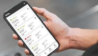 Bild zeigt e-connect App von ENGEL