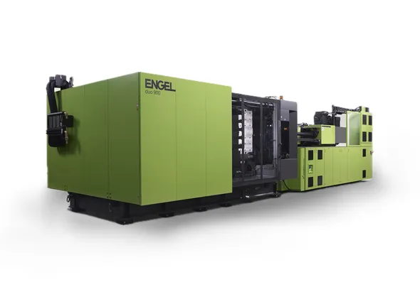 Hydraulic two-platen ENGEL duo 1000 US 9000kN injection molding machine