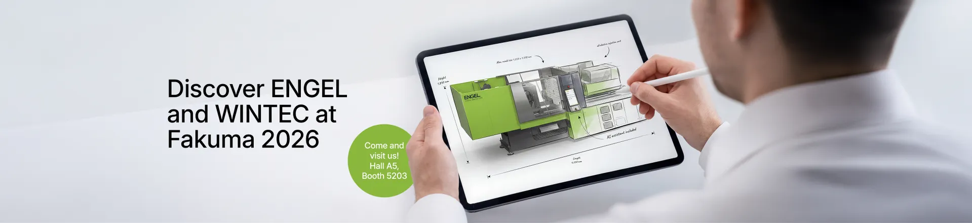 Bild zeigt Visual von ENGEL auf der Fakuma 2026