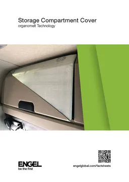 Image shows Fact sheet Storage Compartment Cover