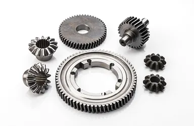 Figure displays precision components manufactured in powder injection moulding
