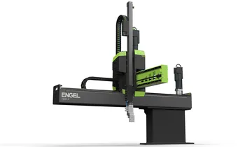 Graphic shows linear robot viper from ENGEL