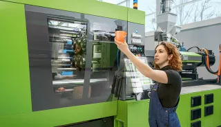 Picture shows sampling of injection molds