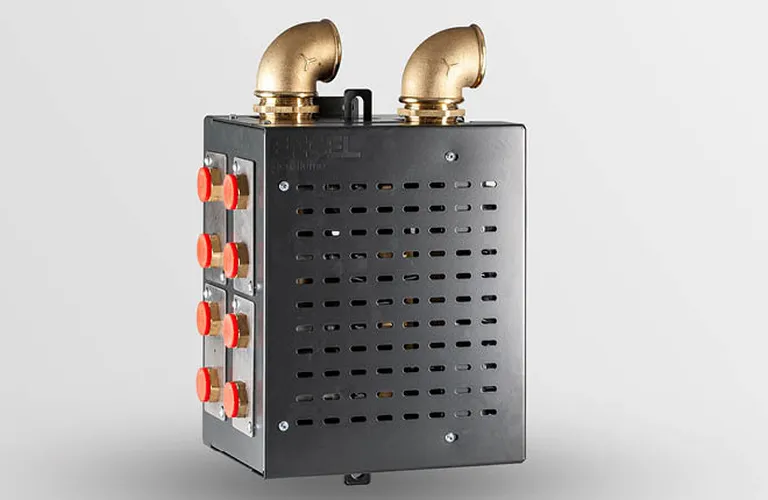 Picture shows eco-flomo temperature control solution from ENGEL