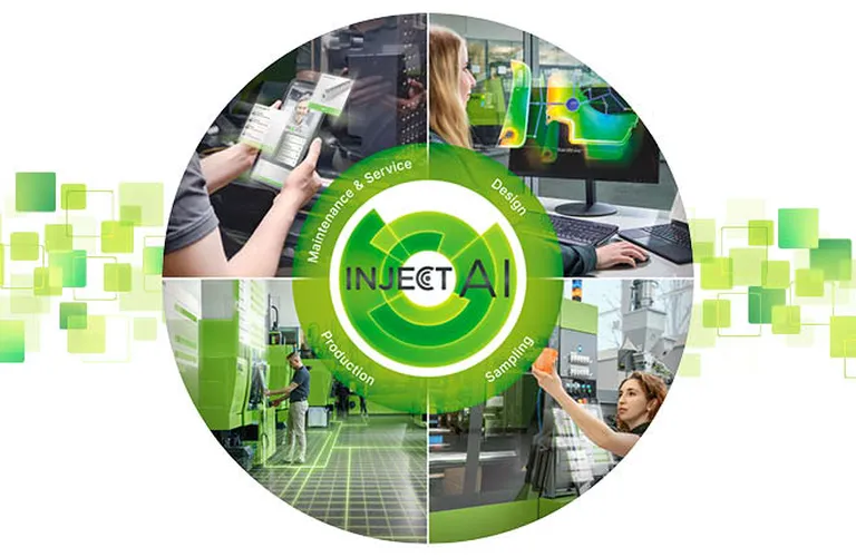 Picture shows digital solutions and services from ENGEL