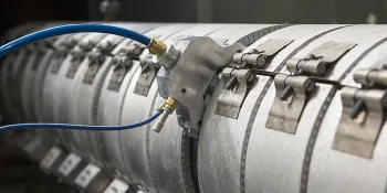 Picture shows wear parts of an injection moulding machine