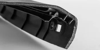 Picture shows body B-pillar made of plastic