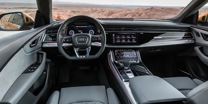 Image shows interior design in a car