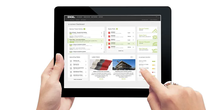 Bild zeigt unkomplizierte Bestellung von Ersatzteilen bei ENGEL