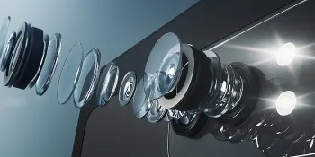 Picture shows optical parts by ENGEL