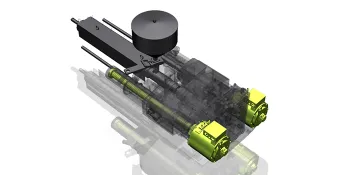 Picture shows electric drive