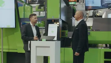 Bild zeigt autonome Spritzgießzelle von ENGEL