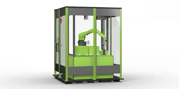 Picture shows bin-picking application of bulk material inserts